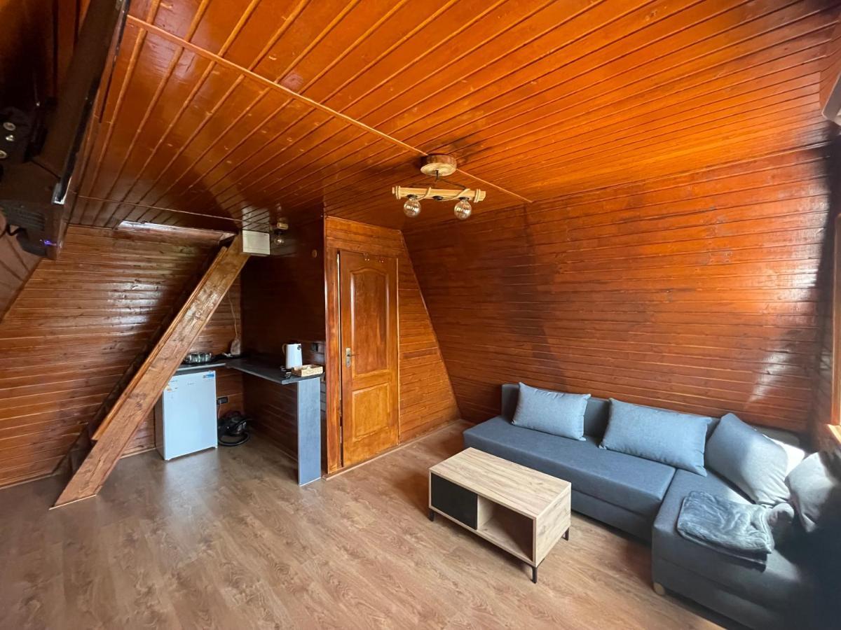 Cabana Tip A La 300 M De Castel Hunedoara Exteriör bild