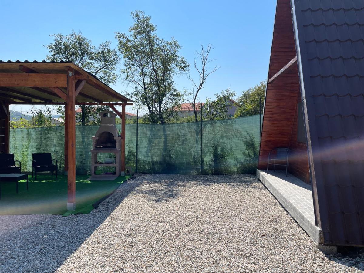 Cabana Tip A La 300 M De Castel Hunedoara Exteriör bild